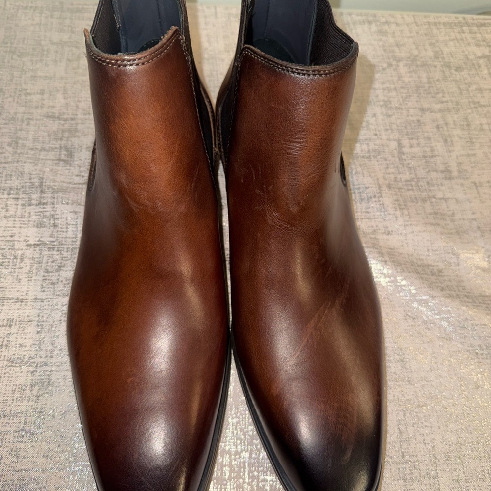Nordstrom Brown Leather Chelsea Boots